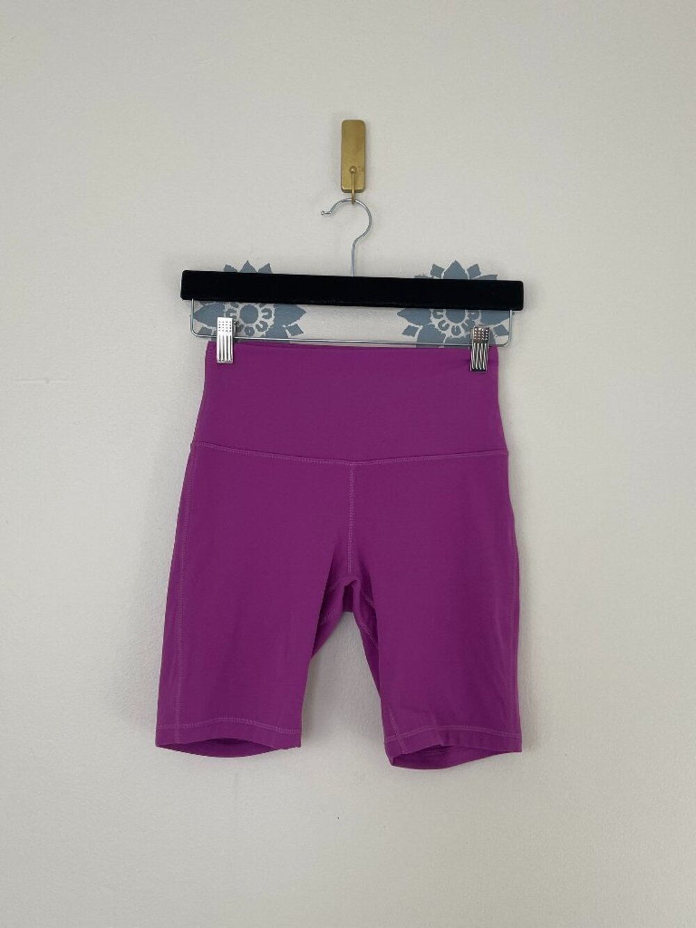 Lululemon Align High Rise Biker Shorts 8" in Vivid Plum Size 6